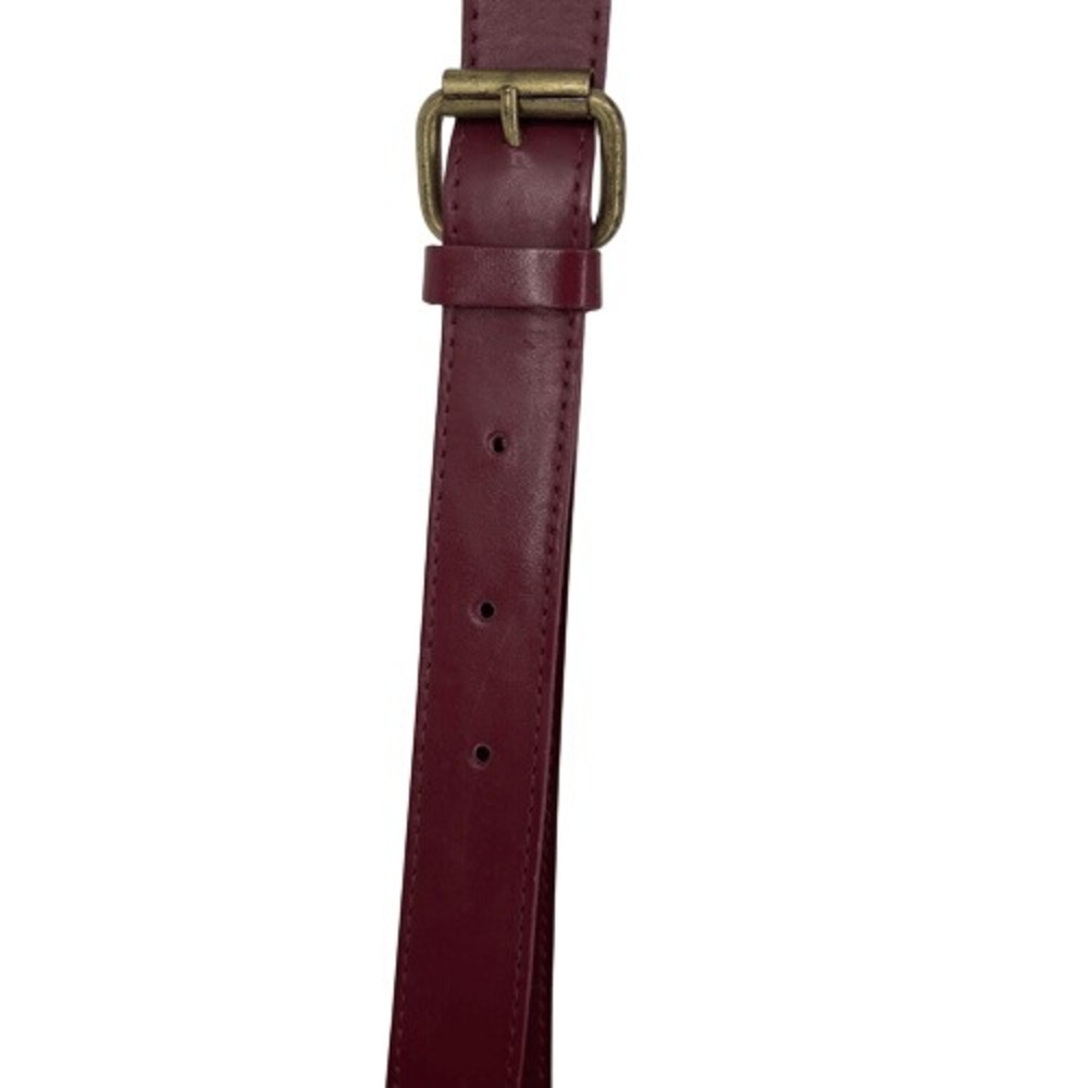 Carmen Steffens Red Studded Leather Crossbody Bag Adjustable Strap - Picture 3 of 15